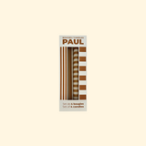 Set de 4 bougies longues paul ocre