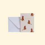 Carte chats festifs