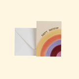 Carte Rainbow "Happy Birthday"