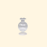 Mini vase en verre transparent