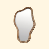 Miroir Forme Organique en Bois
