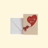 Carte Puppy I woof You
