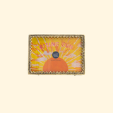Cadre rising sun en laiton
