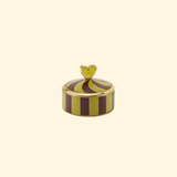 Boîte pyar coeur jaune