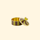 Boîte pyar coeur jaune