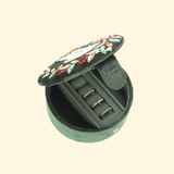 Boite à bijoux en velours Pigeons