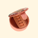 Boite à bijoux en velours abeille