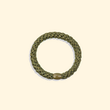 ELASTIQUE BOTTLE GREEN  GLITTER