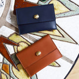 PORTE-CARTES COQUILLAGE CAMEL