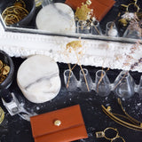 PORTE-CARTES COQUILLAGE CAMEL