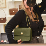 SAC ADÈLE LÉZARD OLIVE