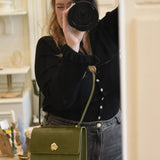 SAC ADÈLE LÉZARD OLIVE