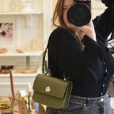 SAC MINI ADÈLE LÉZARD OLIVE