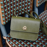 SAC MINI ADÈLE LÉZARD OLIVE