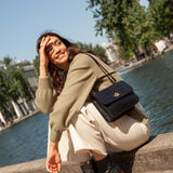 SAC ADÈLE CROCO NOIR