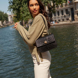 SAC ADÈLE CROCO NOIR
