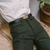 CEINTURE ADÈLE CROCO NOIR