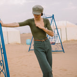 CEINTURE AIMÉE LÉZARD CAMEL
