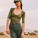 LANIÈRES AIMÉE LÉZARD CAMEL