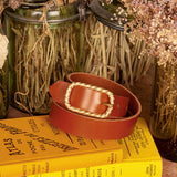 GRANDE CEINTURE TORSADÉE CAMEL