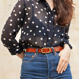 GRANDE CEINTURE TORSADÉE CAMEL