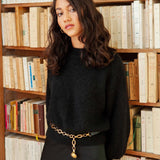 CEINTURE LÉNA LÉZARD NOIR