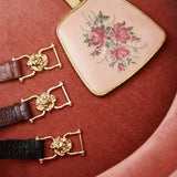 CEINTURE ROSIE CROCO CAMEL