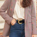 GRANDE CEINTURE STRIÉE NOIRE