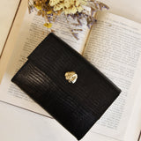 PORTEFEUILLE ADÈLE LÉZARD NOIR