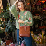 SAC ROSALIE VELOURS CAMEL