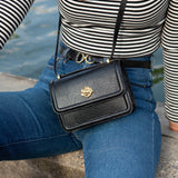 SAC ROSIE LÉZARD NOIR