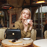 SAC ADÈLE CROCO NOIR