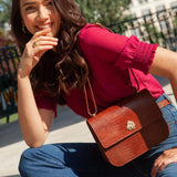 SAC ADÈLE LÉZARD CAMEL