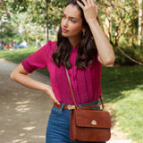 SAC ADÈLE LÉZARD CAMEL
