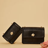 SAC GRAND ROSIE NOIR LEZARD