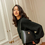 SAC LÉNA LÉZARD NOIR