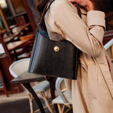 SAC LÉNA LÉZARD NOIR