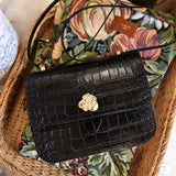 SAC MINI ADÈLE CROCO NOIR