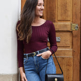 GRANDE CEINTURE BARIOLÉE NOIRE