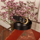 GRANDE CEINTURE BARIOLÉE NOIRE