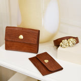 PORTE-CARTES ADÈLE LÉZARD CAMEL