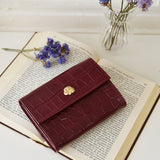 PORTEFEUILLE ADÈLE CROCO BORDEAUX