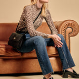 SAC ADÈLE LÉZARD NOIR