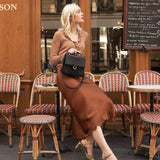 SAC JOSÉPHINE LÉZARD NOIR