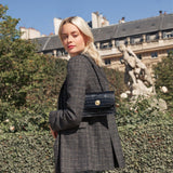 SAC LÉO CROCO NOIR