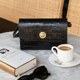 SAC LÉO CROCO NOIR