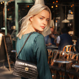 SAC LÉO CROCO NOIR
