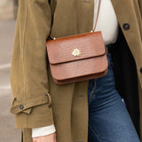 SAC MINI ADÈLE LÉZARD CAMEL
