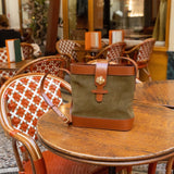 SAC ROSALIE VELOURS OLIVE