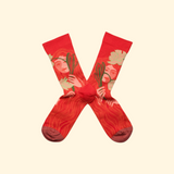 Chaussette Visage Rouge